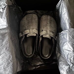 SURGEON Genuine Snakeskin Mules – Luxury Designer (Retail $1,500)